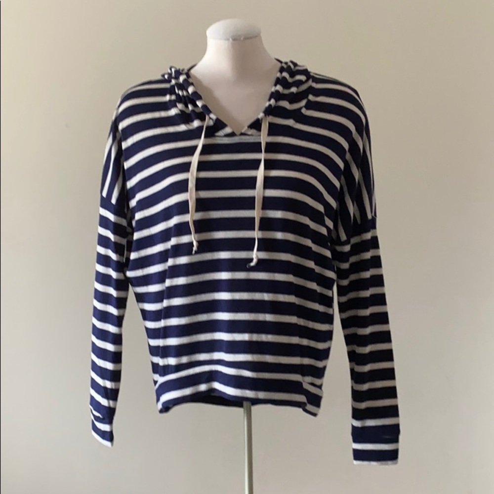 Bluenotes navy striped sweatshirt